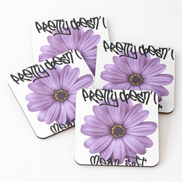 Item preview, Pretty Doesn’t Mean Soft – Fierce Flower Aesthetic  designed and sold by coconova.