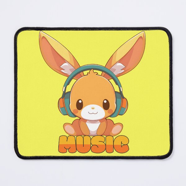 Item preview,  Bunny with Headphones Yellow designed and sold by Anicue.