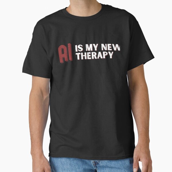 Item preview, AI is my new therapy designed and sold by Bloom & Boom.