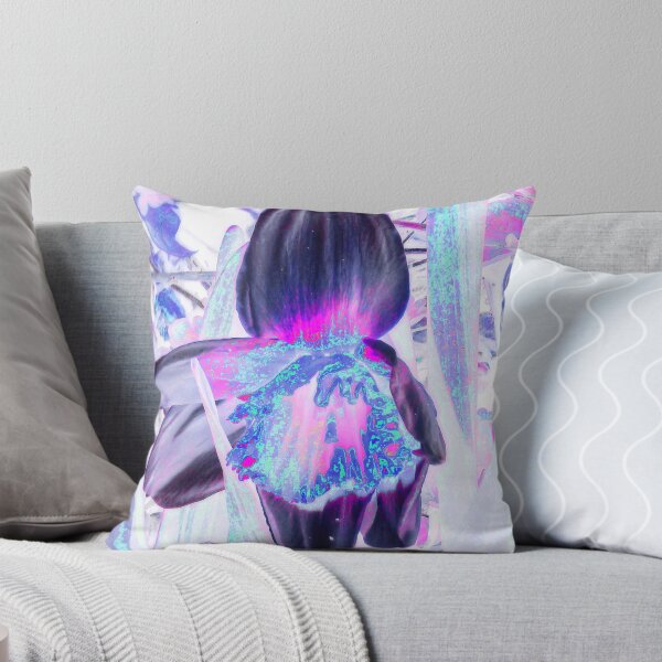 Item preview, Trippy Daffodil in Blue, Pink & Purple designed and sold by SXW Designs.