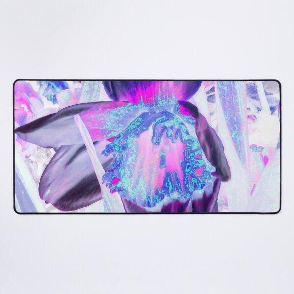 Item preview, Trippy Daffodil in Blue, Pink & Purple designed and sold by SXW Designs.