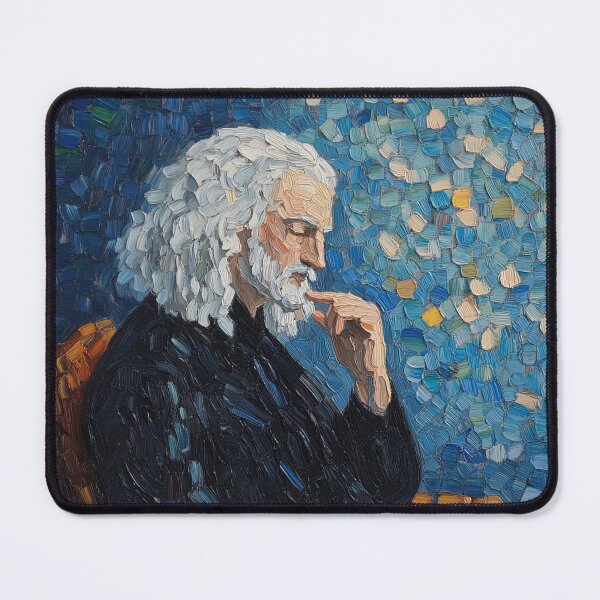 Item preview, Isaac Newton | Post-impressionist painting style designed and sold by ComicsFactory.