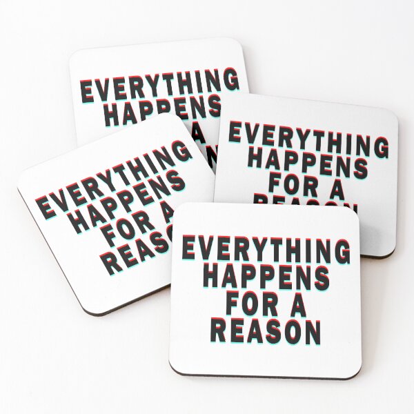 Item preview, Everything happens for a reason designed and sold by gazii.