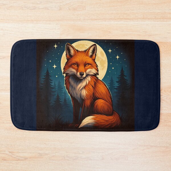 Item preview, Moon Fox: Guardian of the Enchanted Forest designed and sold by VaryVibe.