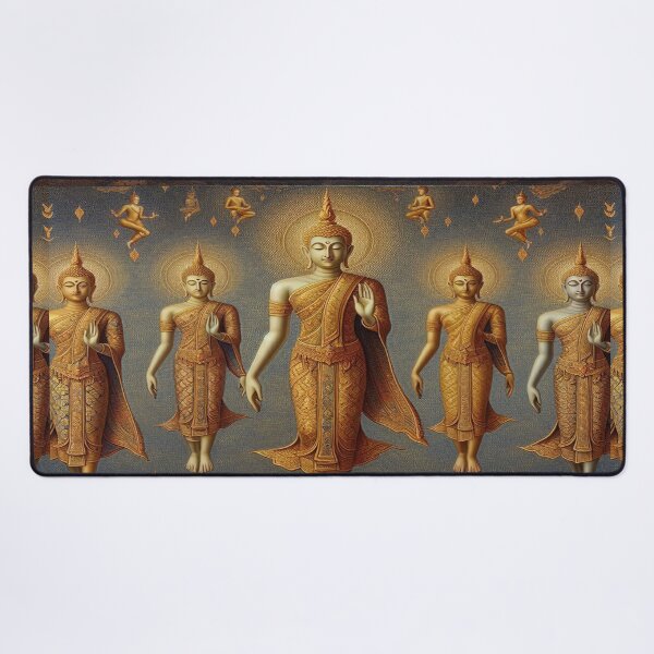 Item preview, Eternal Path: Walking Buddhas in Sacred Space designed and sold by Naomi Gutierrez Parrish.