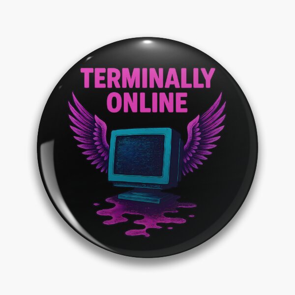 Artikelvorschau, Terminally Online entworfen und verkauft von DarkBirdClothing.