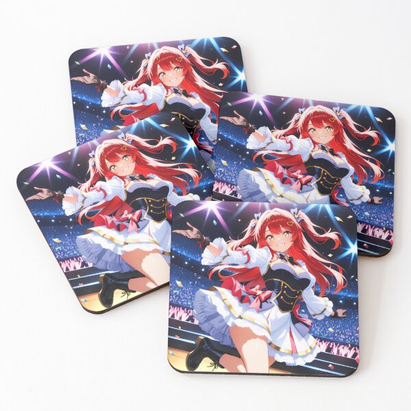 Item preview, Red-Haired Idol Girl on Stage designed and sold by LunattaStore.