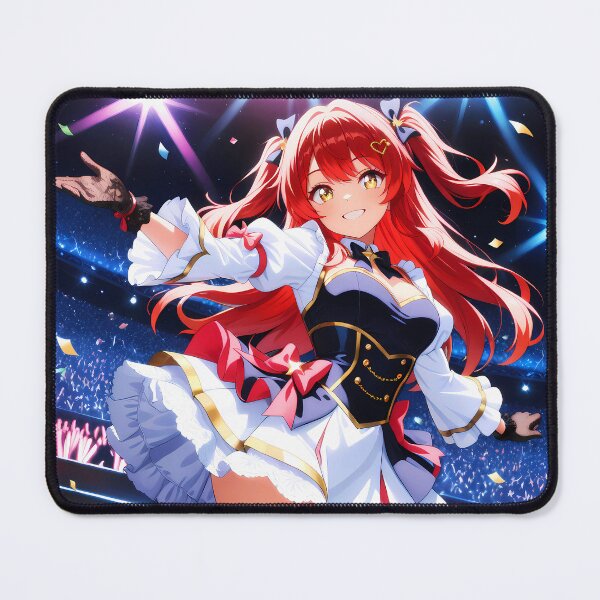 Item preview, Red-Haired Idol Girl on Stage designed and sold by LunattaStore.