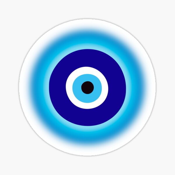 Vista previa del artículo con la obra «Ojo azul mágico estético», diseñado y vendido por ElizabethCoelho.