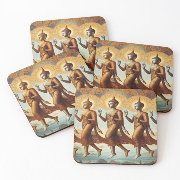 Item preview, Thai Buddhas Ascend: Mosaic of Serenity designed and sold by Naomi Gutierrez Parrish.