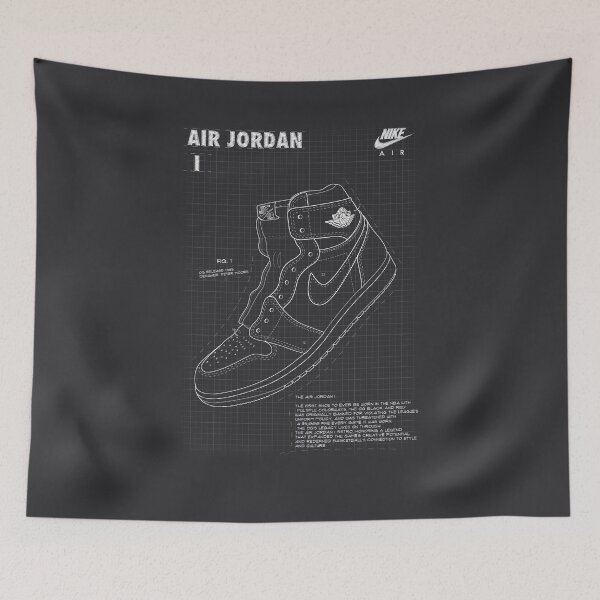 Item preview, Architectural Elegance: Jordan 1 Blueprint designed and sold by KMDesignStudio.