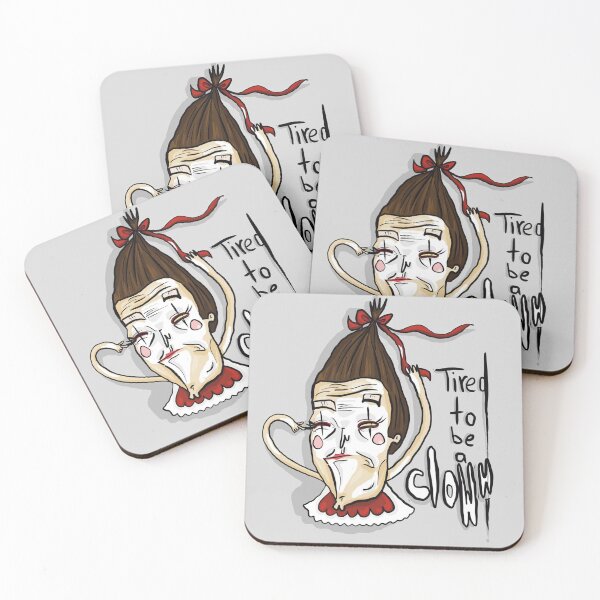 Item preview, Caricature tired clown girl designed and sold by VladdissH.