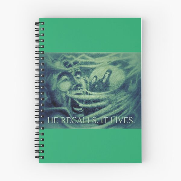 Item preview, He Recalls. It Lives – Surreal Drawing of Memory and Presence - Green designed and sold by Anomaly Effect.
