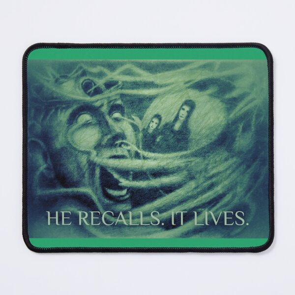 Item preview, He Recalls. It Lives – Surreal Drawing of Memory and Presence - Green designed and sold by Anomaly Effect.