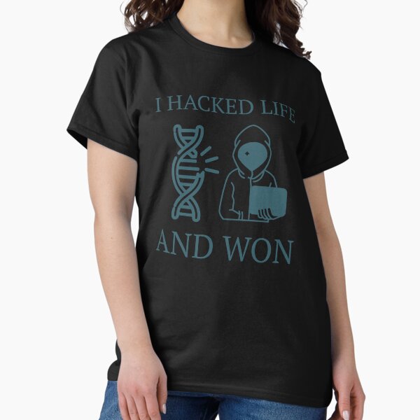 Item preview, LIFE Hack Success.Funny Hacker Glitch Shirt designed and sold by JAGA-ALIME.