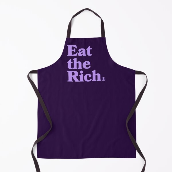 Item preview, Eat the Rich - Circle A Anarchy Symbol (lavender) designed and sold by Thelittlelord.