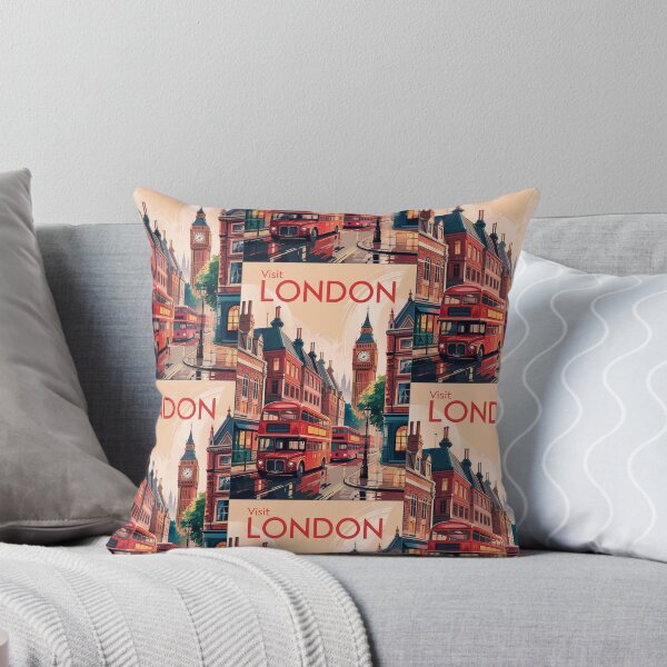 Item preview, London England Travel Art Vintage designed and sold by KrisSidDesigns.
