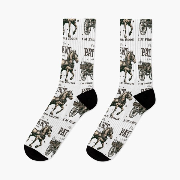 Item preview, Be Patient with Me – Vintage Texas Cowboy Horse Cart Design designed and sold by Cowgirl Sister 12.