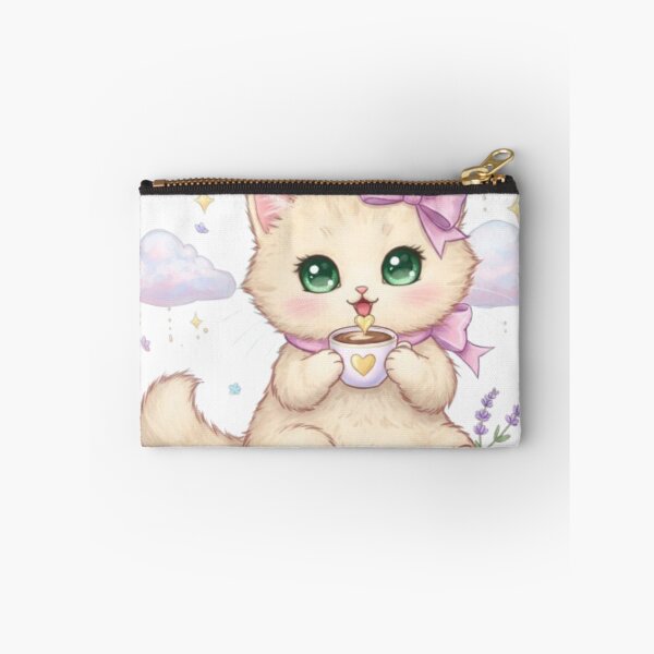 Item preview, Cute Kitten with Coffee designed and sold by IsabellShop.