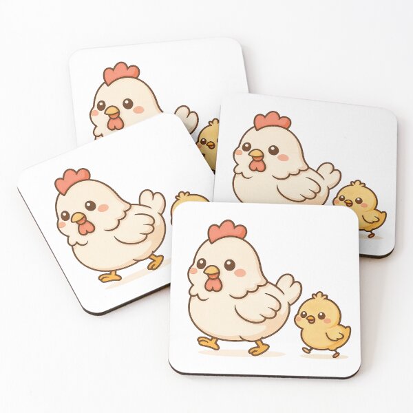 Item preview, Kawaii Hen and Chick Duo designed and sold by Tonsala.