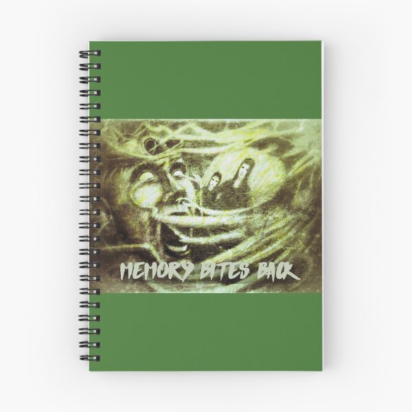 Item preview, Memory Bites Back – Surreal Drawing of Memory's Power and Influence - Green designed and sold by Anomaly Effect.