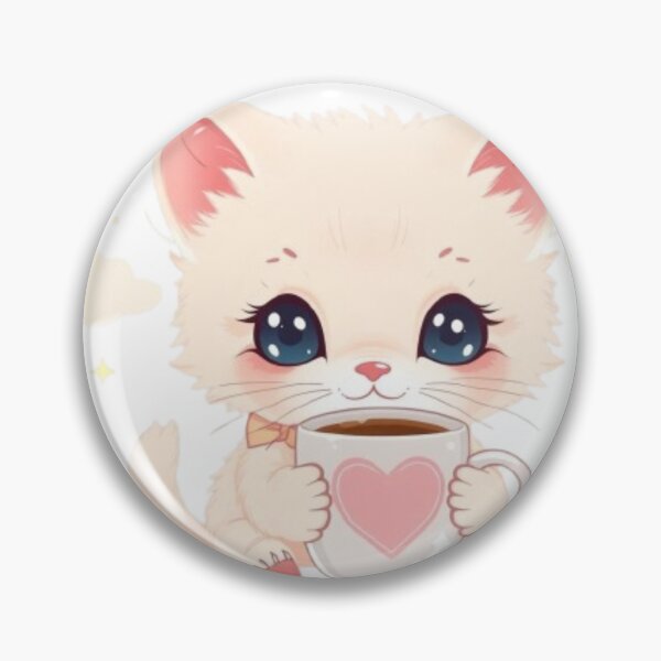 Item preview, Cute Kitten with Coffee designed and sold by IsabellShop.
