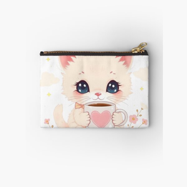 Item preview, Cute Kitten with Coffee designed and sold by IsabellShop.