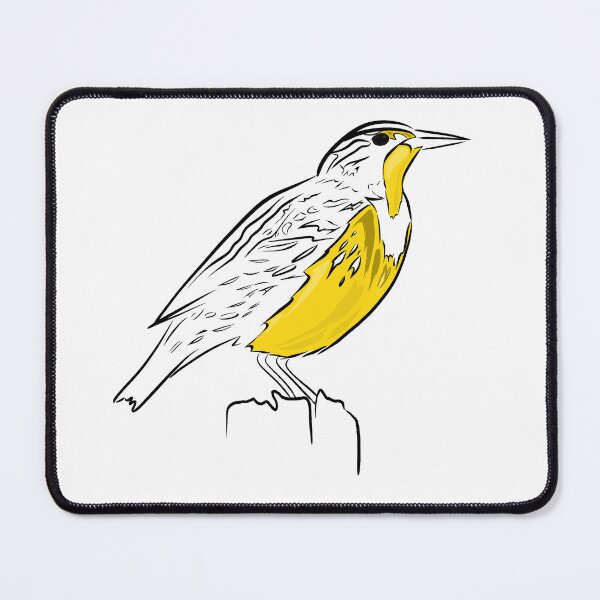 Item preview, Meadowlark line art designed and sold by OliverWilde1312.