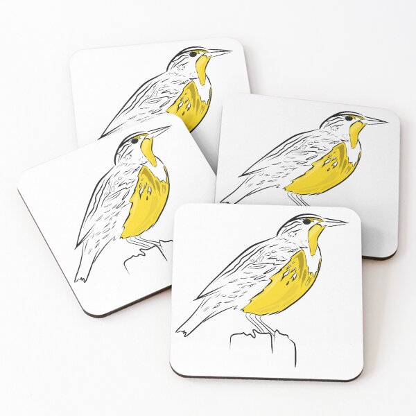 Item preview, Meadowlark line art designed and sold by OliverWilde1312.