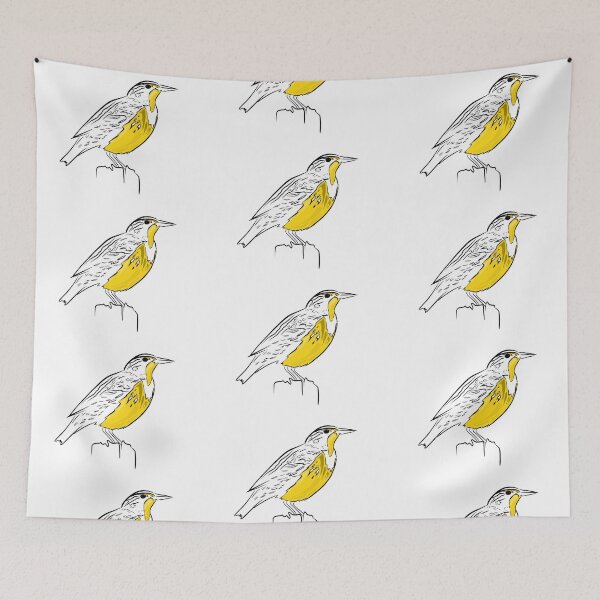Item preview, Meadowlark line art designed and sold by OliverWilde1312.