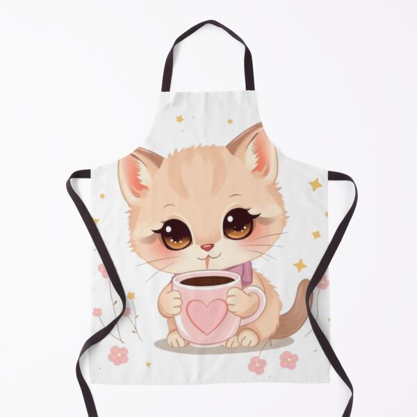 Item preview, Cute Kitten with Coffee  designed and sold by IsabellShop.