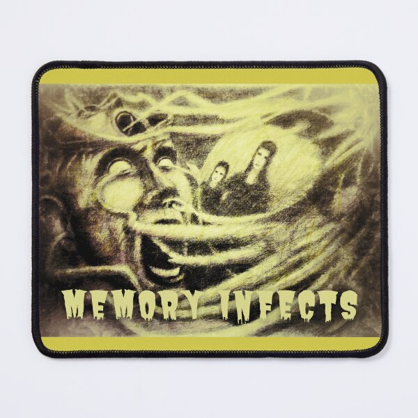 Item preview, Memory Infects – Yellow Surreal Artwork of Memory's Influence designed and sold by Anomaly Effect.