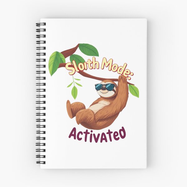 Item preview, Sloth Mode Activated – Funny Lazy Sloth with Sunglasses designed and sold by Pawtastic Prints.