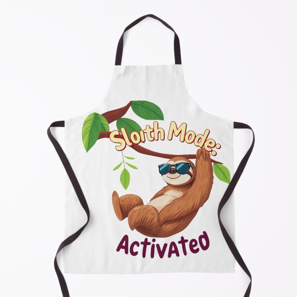 Item preview, Sloth Mode Activated – Funny Lazy Sloth with Sunglasses designed and sold by Pawtastic Prints.
