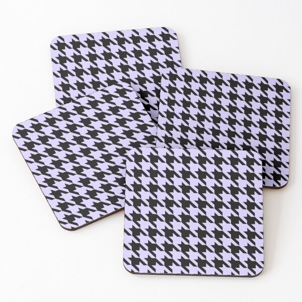 Item preview, lavender houndstooth  designed and sold by Gossip Rag.