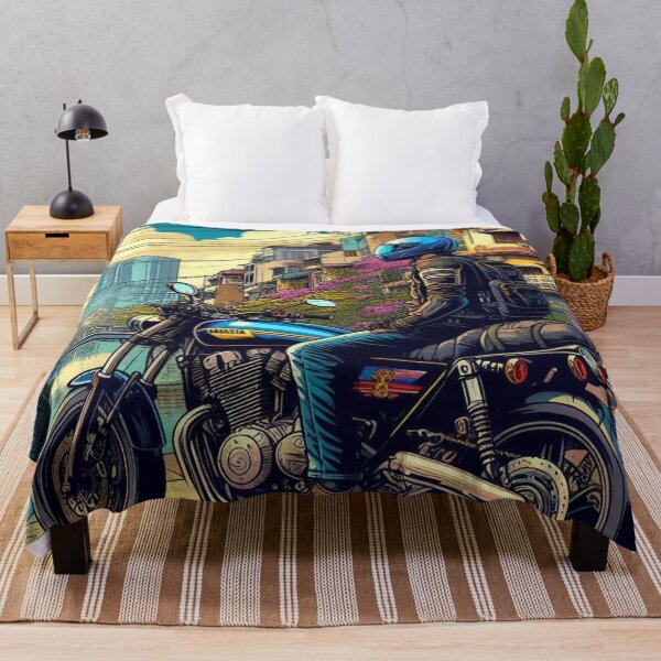 Item preview, Motorcyclist Taking a Break in Hanoi City – Perfect Design for Touring, Adventure, and Urban Travel Lovers designed and sold by knalpot-design.