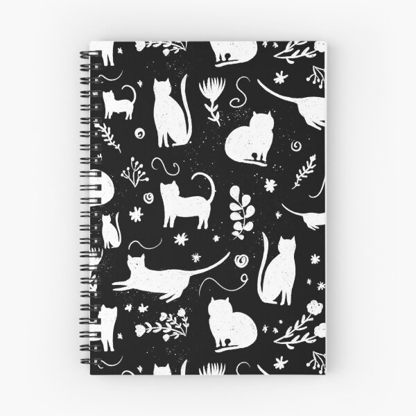 Item preview, Cats Cats Cats (white on black) designed and sold by Moved2Create.