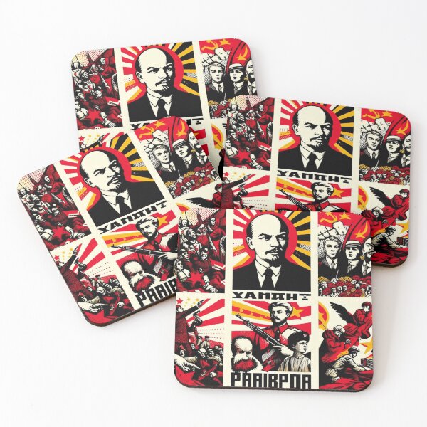 Item preview, Faux Soviet-Era Graphic Posters Panel designed and sold by CMooreWorx.