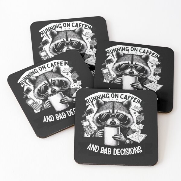 Item preview, Raccoon Chaos Mode: Coffee, Sarcasm, and Zero Regrets designed and sold by JenniferCreaArte .