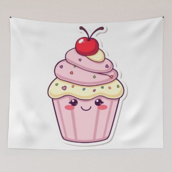Item preview, Cute Cupcake with a Cherry on Top designed and sold by IsabellShop.