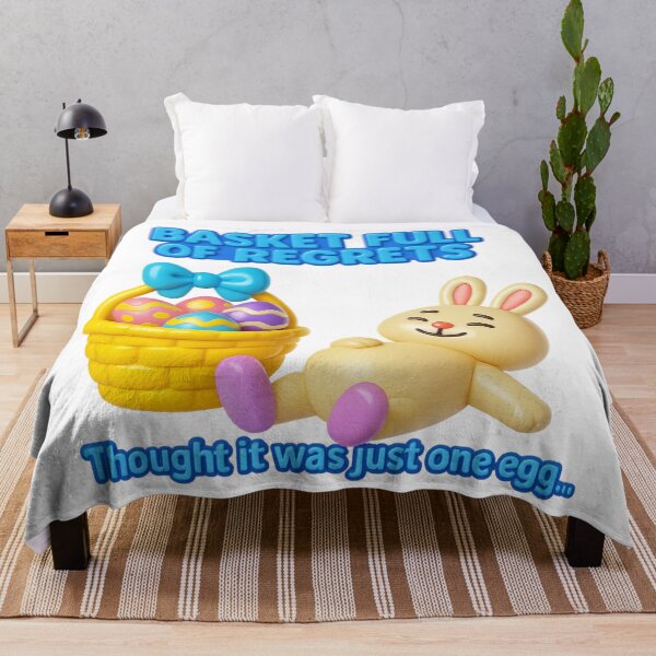 Item preview, Basket Full of Regrets - Funny Easter Bunny Meme designed and sold by McZerrill.