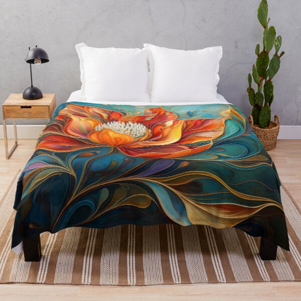 Item preview, Radiant Lotus Flower Abstract Art designed and sold by MargaretWiktor.