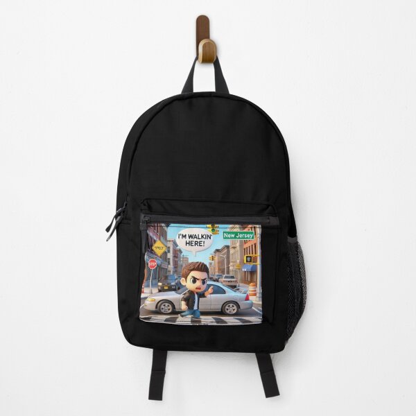 Item preview, I'm Walkin' Here! – Jersey Boy Chibi Attitude Art designed and sold by MySheetMusicArt.