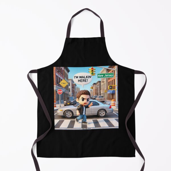 Item preview, I'm Walkin' Here! – Jersey Boy Chibi Attitude Art designed and sold by MySheetMusicArt.