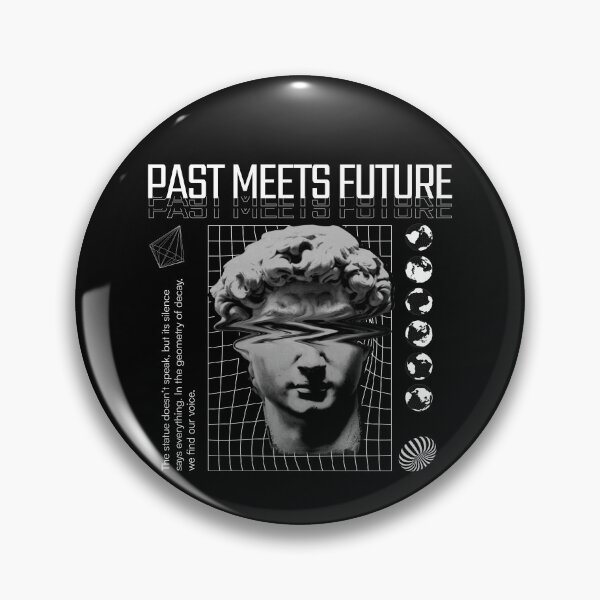 Item preview, Past Meets Future – Brutalist Classical Glitch Art designed and sold by homework store.