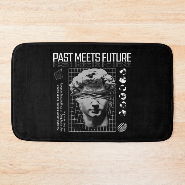 Item preview, Past Meets Future – Brutalist Classical Glitch Art designed and sold by homework store.