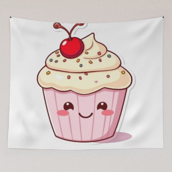 Item preview, Cute Cupcake with a Cherry on Top designed and sold by IsabellShop.