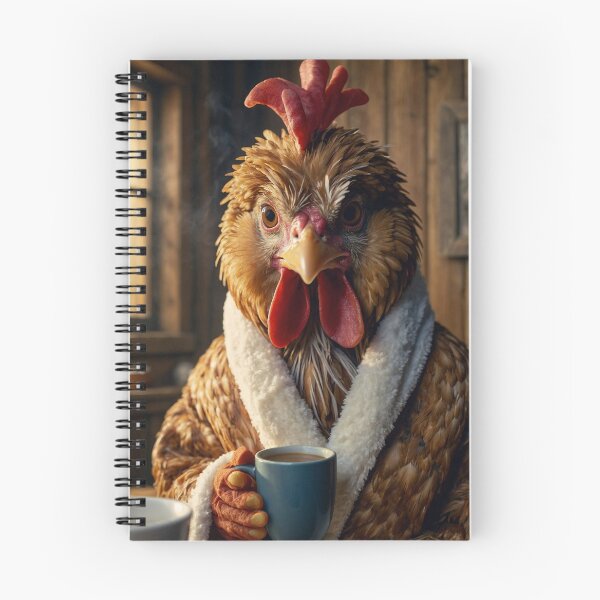 Item preview, Chicken in Robe Drinking Coffee designed and sold by vk09.