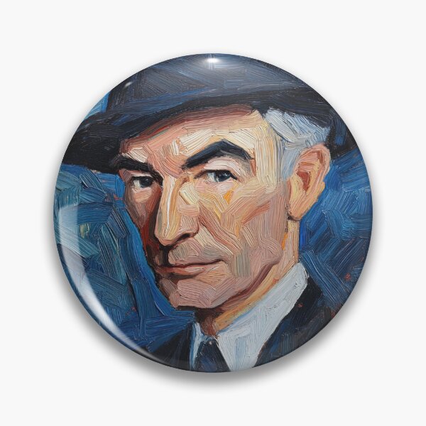 Item preview, J. Robert Oppenheimer | Post-impressionist painting style designed and sold by ComicsFactory.