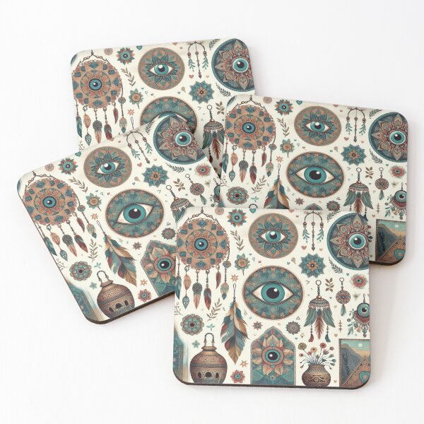 Item preview, Greek Eye Boho Set  designed and sold by Crisverona.